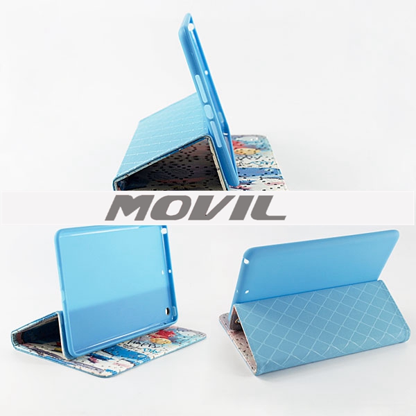 NP-2106 Elegante funda de cuero pu para ipad mini-1